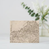 Kentucky Map von Arrowsmith Postkarte (Stehend Vorderseite)