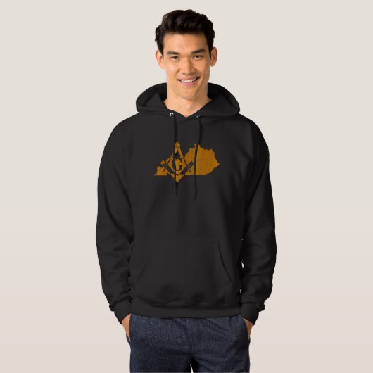 Kentucky Masons Grand Lodge F&am Freemason Father Hoodie (Vorne ganz)