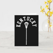 Kentucky Minimalistische vertikale Klakenhalterung Karte (Gelbe Blume)