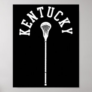 Kentucky Minimalistische vertikale Klakenhalterung Poster