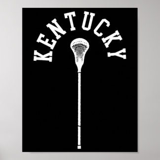 Kentucky Minimalistische vertikale Klakenhalterung Poster