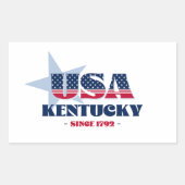 Kentucky My Zuhause Staat Sticker (Vorderseite)