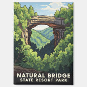 Kentucky Natural Bridge Staat Resort Park Travel Magnet (Vorderseite)