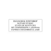 Kentucky Notar  Permastempel (Design)