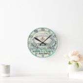 Kentucky Nurse Runde Wanduhr (Zuhause)