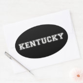 Kentucky Ovaler Aufkleber (Umschlag)