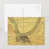 Kentucky Owensboro Vintage Karte (Vorne/Hinten)