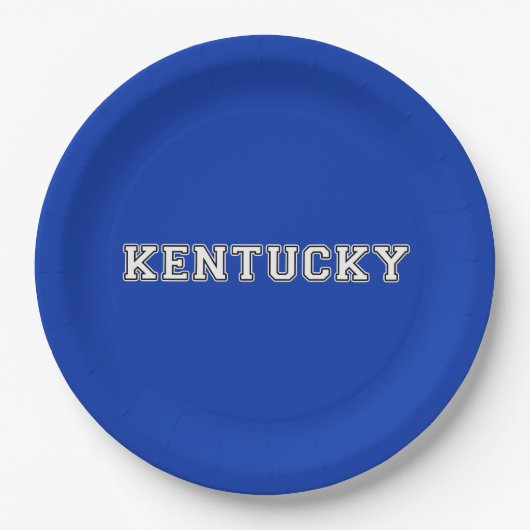 Kentucky Pappteller (Vorderseite)