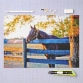 Kentucky - Pferd im Feld P Seidenpapier (Handwerk)