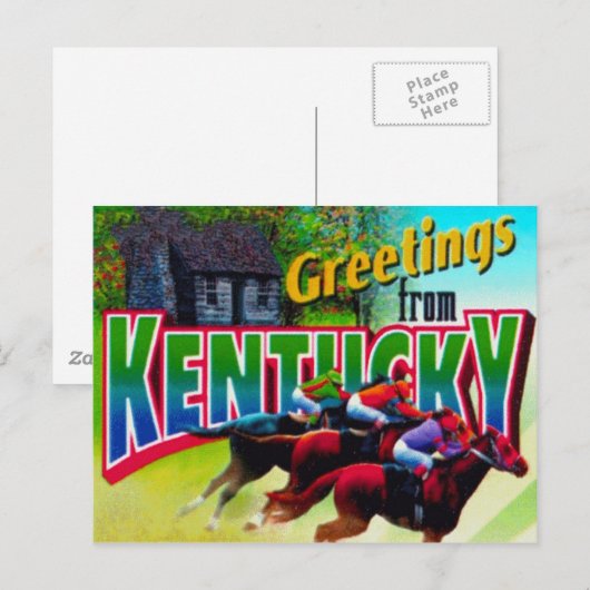 Kentucky Postcard Postkarte (Vorne/Hinten)
