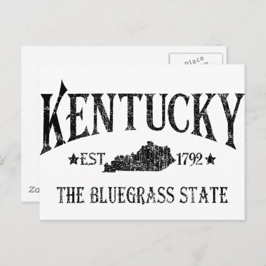 Kentucky Postkarte (Vorne/Hinten)
