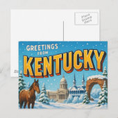 KENTUCKY Postkarte (Vorne/Hinten)