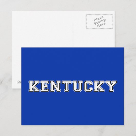 Kentucky Postkarte (Vorne/Hinten)