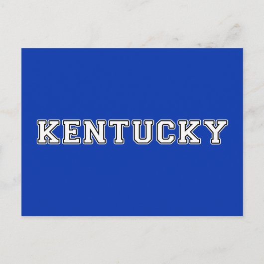 Kentucky Postkarte (Vorderseite)