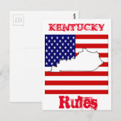 KENTUCKY POSTKARTE (Vorne/Hinten)