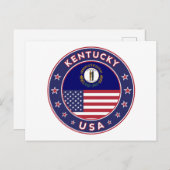Kentucky Postkarte (Vorne/Hinten)