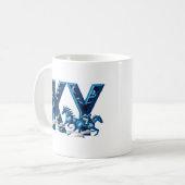 Kentucky Pride: Reittiere Kaffeetasse (Vorderseite Links)