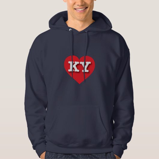 Kentucky Red Heart - I Liebe KY Hoodie (Vorderseite)