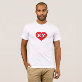 Kentucky Red Heart - I Liebe KY T-Shirt (Vorne ganz)