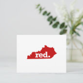 KENTUCKY RED STAAT POSTKARTE (Stehend Vorderseite)