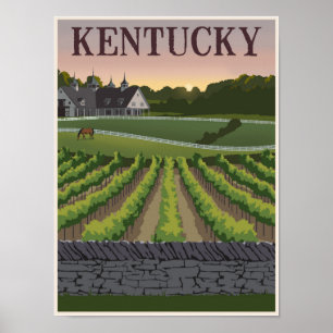 Kentucky Reiseplakat Poster