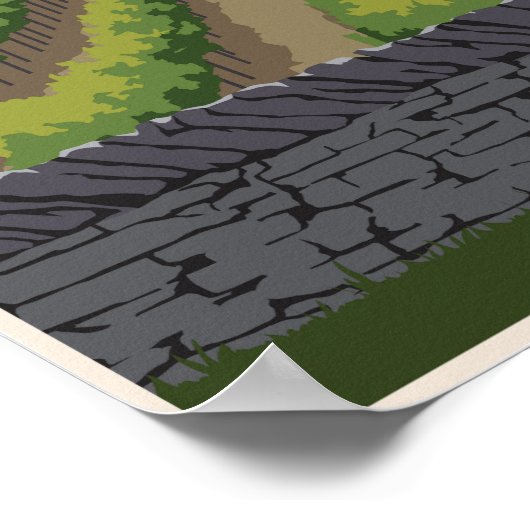 Kentucky Reiseplakat Poster (Ecke)