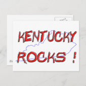 Kentucky ROCKS Postkarte (Vorne/Hinten)