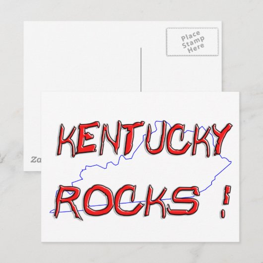 Kentucky ROCKS Postkarte (Vorne/Hinten)