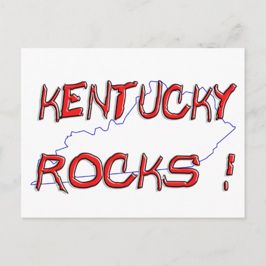 Kentucky ROCKS Postkarte (Vorderseite)
