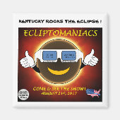 Kentucky Rocks The Eclipse! Magnet (Vorne)