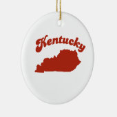 KENTUCKY-Rot-Staat Keramikornament (Rechts)