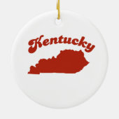 KENTUCKY-Rot-Staat Keramikornament (Hinten)