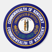 Kentucky Round Emblem Magnet (Vorne)
