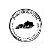 Kentucky Rücksendeadresse Gummistempel (Prägung)