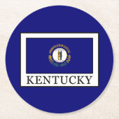 Kentucky Runder Pappuntersetzer (Vorderseite)