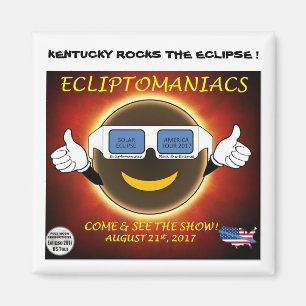 Kentucky schaukelt die Eklipse! Magnet