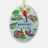 Kentucky-Schmuck Keramik Ornament (Rechts)