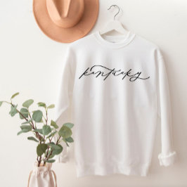 Kentucky Script Staat Women's Sweatshirt