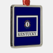 Kentucky Silbernes Ornament (Rechts)