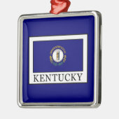 Kentucky Silbernes Ornament (Links)