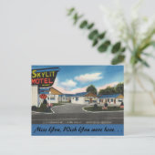 Kentucky, Skylit Motel, Winchester Postkarte (Stehend Vorderseite)