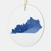 Kentucky Snowflakes-Ornament Keramik Ornament (Links)