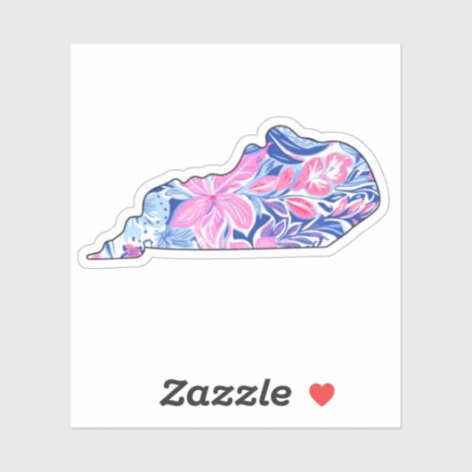 Kentucky - Sommeraufkleber - Lilly Inspiriert Aufkleber (Blatt)