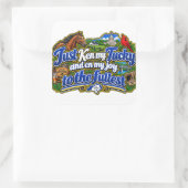 Kentucky Square Aufkleber (Tasche)