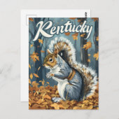 Kentucky Squirrel Postkarte (Vorne/Hinten)