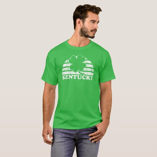 Kentucky St. Patrick's Day Sunrise Irish T-Shirt (Vorne ganz)