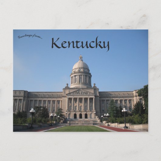 Kentucky Staat Hauptstadt Frankfort Kentucky Postkarte (Vorderseite)