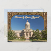 Kentucky Staat Hauptstadt Gebäude, Franfort, KY Postkarte (Vorne/Hinten)