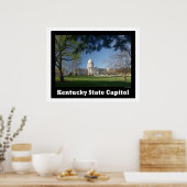KENTUCKY STAAT HAUPTSTADT POSTER (Küche)