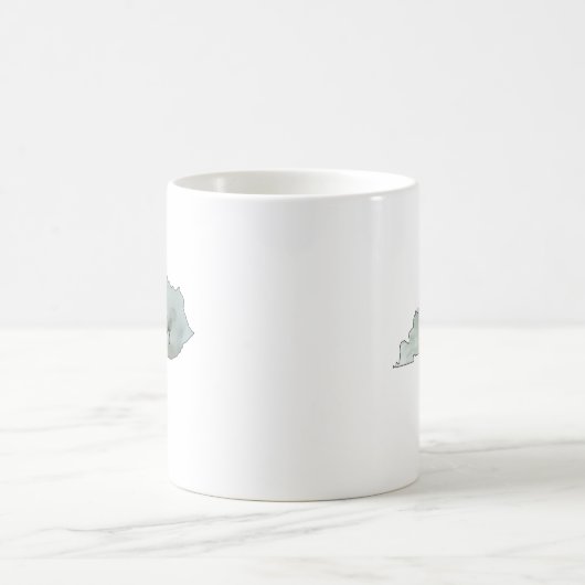 Kentucky Staat Illustration Kaffeetasse (Mittel)